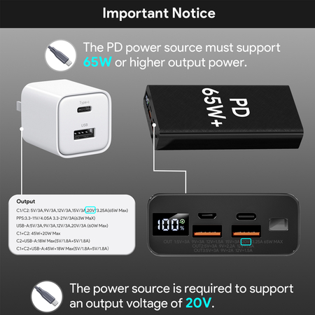 Spacetronik SSK1 Kabel zasilania USB-C na DC 5m - zdjęcie 2