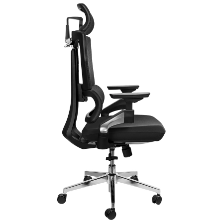 OUTLET Krzesło biurowe ergonomiczne Spacetronik BARD czarne