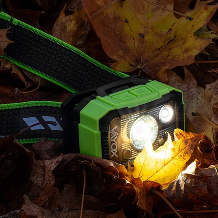 Latarka czołowa 500lm VAYOX VA0415 Dual-Hammer LED