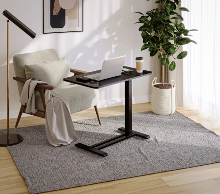 Zestaw wypoczynkowy fotel Spacetronik Flax 04M + stolik regulowany BUDDY