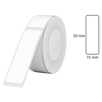 Etykiety na rolce do drukarek Niimbot z serii D białe 15x50mm 130 sztuk