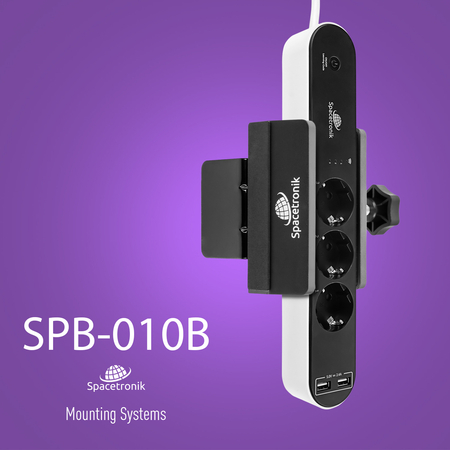 Spacetronik SPB010B Steckdosenleistenhalter - zdjęcie 2