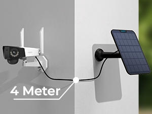 Solarmodul 6W für USBC Kameras Reolink 2 schwarz 4m
