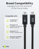 Kabel USB4 v2.0 USB-C 16K 60Hz 240W 80 Gb/s Power Delivery Goobay 1,2m czarny