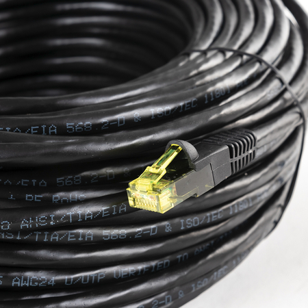 RJ45 CAT 6 U/UTP AWG24 PE CU Fluke PoE-Kabel 15m - zdjęcie 2