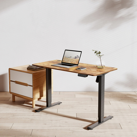 Elektryczne biurko Spacetronik Moris 120BR 120x60 Outlet A+