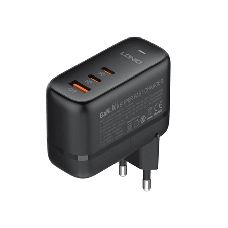 Super szybka ładowarka 65W GaN LDNIO Q366 3 porty USB  