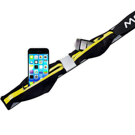 Sportowa saszetka nerka na telefon Expandable Waist Bag yellow