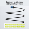 Kabel LAN Patchcord CAT 6A EXTRA FLEX szary 0.5m