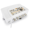 Wzmacniacz regulowany UHF+VHF 28dB / 4-wyjścia TV Johansson 7724L2 Filtr 5G/LTE