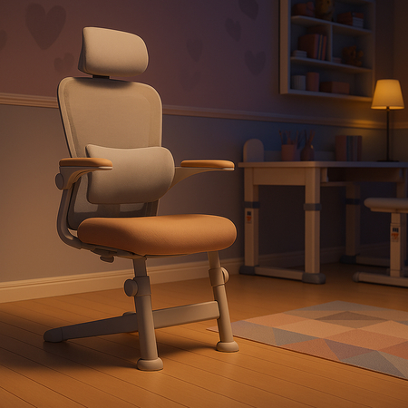 Krzesło regulowane dziecięce Spacetronik SPC-XD14H Brązowe