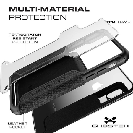 Etui Exec 3 Apple iPhone Xs Max grau