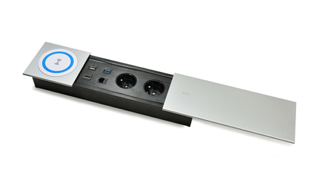 Spacetronik SPS-S27S Schiebetisch-Steckdose