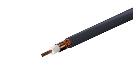 CLICKTRONIC Przyłącze kabel antenowy TV IEC gn.TV/wt.TV ekranowane 3m