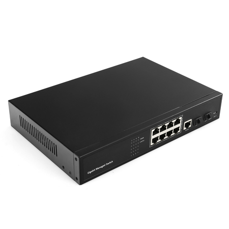 Verwalteter L2 SWITCH GS2008S2 8x1 Gbps + 2x SFP - zdjęcie 2