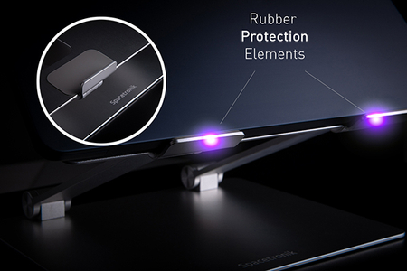 Regulowana podstawka pod laptopa Spacetronik srebrna