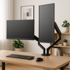 Uchwyt na 2 Monitory SPAF120B | Ergonomia i Porządek na Biurku