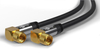 Antennenanschluss FF SAT Black Angled Goobay 2m