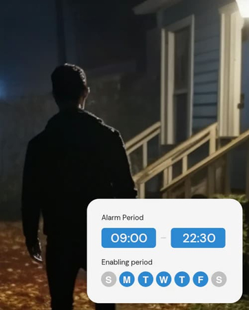 Inteligentna kamera zewnętrzna do monitoringu SMART Wi-Fi 360° Aosu SL-C9L Tuya