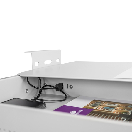 Under-Desk Storage Drawer Shelf USB Large Black
