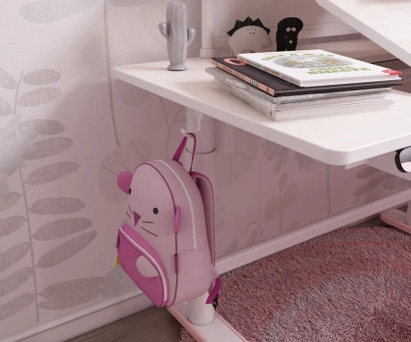 Elektryczne biurko dziecięce Spacetronik XD 112x60 cm (różowe) OUTLET - zdjęcie 2