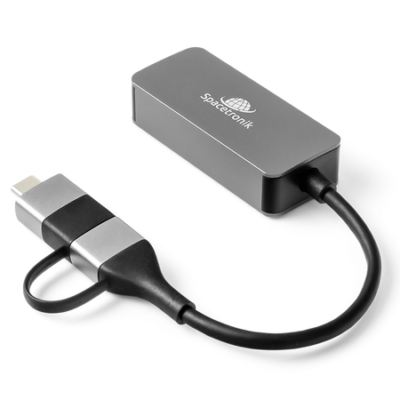 Externer Netzwerkadapter USB-C USB 3.2 auf LAN-Anschluss 2.5Gbps Spacetronik - zdjęcie 2