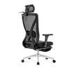 Fotel do biura rozkładany obrotowy GILDA Czarny Outlet A