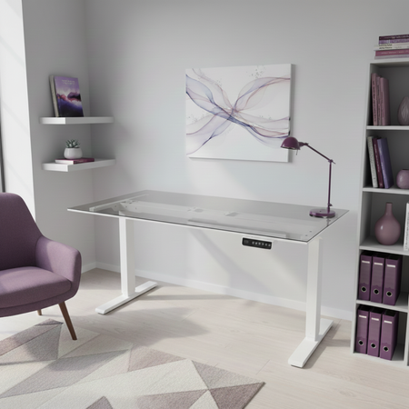 Elektryczny stelaż biurkowy Spacetronik SPE-224RW - zdjęcie 2