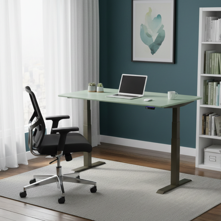 Stelaż elektryczny SPE-232OO + blat MDF premium – biurko regulowane - zdjęcie 2