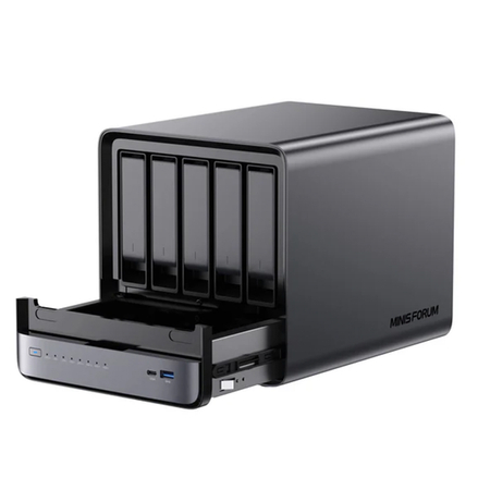 Minisforum NAS N5 Pro Ryzen AI 9HX, 96+128