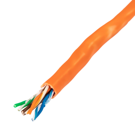 Skrętka kabel LAN PoE CAT5e U/UTP AWG 24/1 Spacetronik 305m - zdjęcie 2
