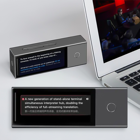 Fluentalk T1 Mini Tłumacz języków online i offline - z wyświetlaczem HD