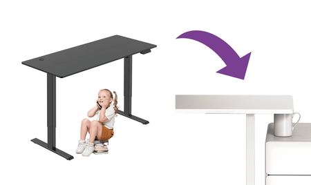 Spacetronik Moris 120BB 140x60 elektrischer Schreibtisch