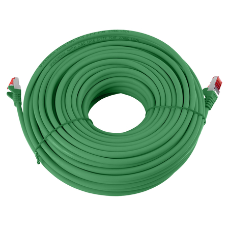 RJ45 CAT 6 S/FTP AWG27 LSZH grün 15m Kabel