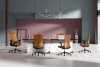 Krzesło biurowe ergonomiczne Spacetronik HAVARD-02 brązowe OUTLET