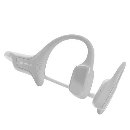 Słuchawki Kostne Wodoodporne Mojawa HaptiFit Terra Smart Sports Białe z monitorowaniem aktywności - zdjęcie 2