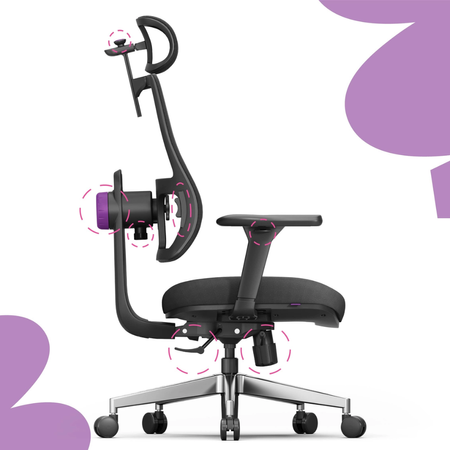 Fotel Ergonomiczny Spacetronik Axon Szary