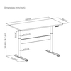Mobile Dual-Motor Sit-Stand Desk