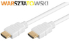 kabel HDMI Goobay Gold White - 1,5M