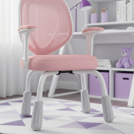 Krzesło dziecięce SPC XD26P różowe regulacja wysokości podłokietniki