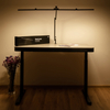 Duża Lampa Biurkowa LED CRI 95 Bezcieniowa Spacetronik Glow D3 z Regulacją Czarna 35W