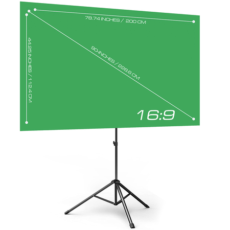 Ekran Green Screen Tło Zielone na Statywie Zestaw 90" cali