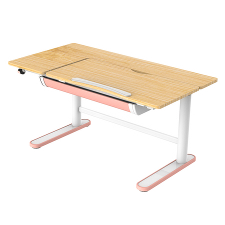 Elektryczne biurko dziecięce Spacetronik XD 112x60 cm (różowe)