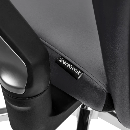Fotel ergonomiczny biurowy z podłokietnikiem 4D Spacetronik GUNNAR szary OUTLET