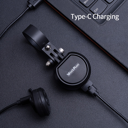 Elektroniczny dzwonek rowerowy z alarmem Wind and moon WT11