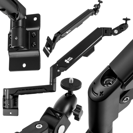 Uchwyt Ścienny SPAZ111B do Monitora i Projektora | Sprężyna Gazowa, Aluminium Outlet A+ - zdjęcie 2