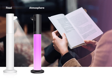 Bezprzewodowa, szara stojąca lampka nastrojowa RGB Yeelight YLYTD-0015