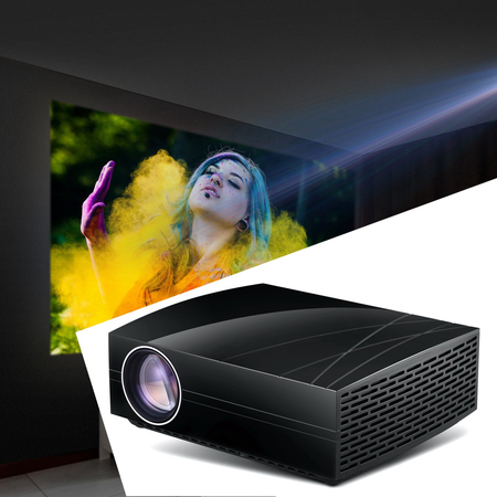 Projektor Kina Domowego LED Spacetronik F20 4800 lms 1920x1080px Czarny