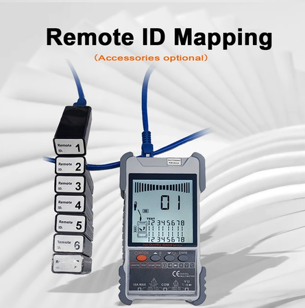 Zestaw Mappery 7szt Wielofunkcyjny miernik tester kabli sieciowych LCD POE Multimetr Szukacz Par Spacetronik SP-LT04