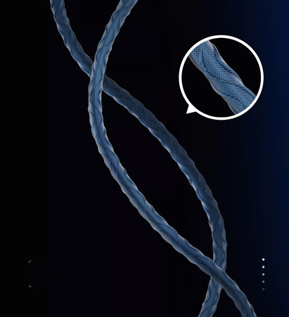 USB-A/Lightning Kabel LDNIO mit LED 1m grau LS461L